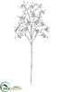 Silk Plants Direct Gypsophila Spray - Silver - Pack of 12