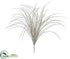 Silk Plants Direct Metallic Grass Spray - Silver - Pack of 12