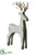 Reindeer - Beige Silver - Pack of 2