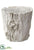 Cement Planter - White Silver - Pack of 4