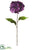 Silk Plants Direct Hydrangea Spray - Violet - Pack of 12