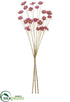 Silk Plants Direct Daisy Bundle - Boysenberry Violet - Pack of 6
