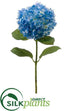 Silk Plants Direct Hydrangea Spray - Blue Violet - Pack of 6