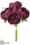 Peony Bouquet - Wine - Pack of 4