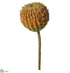 Silk Plants Direct Barrel Cactus Pick - Orange - Pack of 12