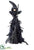 Witch With Broom - Black - Pack of 4