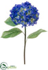 Silk Plants Direct Hydrangea Spray - Blue Dark - Pack of 12
