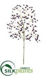 Silk Plants Direct Spray - Purple Dark - Pack of 6