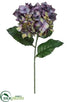 Silk Plants Direct Hydrangea Spray - Purple Dark - Pack of 6