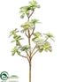 Silk Plants Direct Echeveria Pick - Green Gray - Pack of 12
