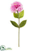 Silk Plants Direct Zinnia Spray - Pink - Pack of 12