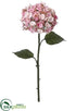 Silk Plants Direct Hydrangea Spray - Pink - Pack of 12