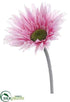 Silk Plants Direct Gerbera Daisy Spray - Pink - Pack of 12