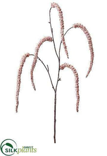 Glittered Amaranthus Hanging Spray - Pink - Pack of 12