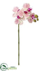 Silk Plants Direct Real Touch Phalaenopsis Orchid Spray With 5 Flowers - Pink - Pack of 12