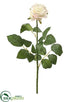 Silk Plants Direct Confetti Rose Spray - Cream Pink - Pack of 6