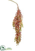 Silk Plants Direct Berry Hanging Spray - Mauve Pink - Pack of 12