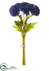 Silk Plants Direct Pompom Bundle - Blue - Pack of 12