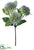 Silk Plants Direct Allium Bud Spray - Blue - Pack of 12