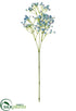 Silk Plants Direct Gypsophila Spray - Blue - Pack of 12