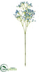 Silk Plants Direct Gypsophila Spray - Blue - Pack of 12