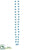 Silk Plants Direct Pompom Garland - Blue - Pack of 24