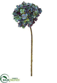 Hydrangea Spray - Teal Blue - Pack of 12