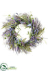 Silk Plants Direct Wreath - Purple Blue - Pack of 2