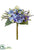 Silk Plants Direct Hydrangea, Lavender Bouquet - Purple Blue - Pack of 6