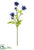 Silk Plants Direct Bee Balm Spray - Purple Blue - Pack of 12