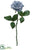 Silk Plants Direct Rose Spray - Gray Blue - Pack of 12