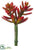 Silk Plants Direct Senecio Pick - Flame - Pack of 24