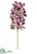 Silk Plants Direct Vanda Orchid Spray - Plum - Pack of 6