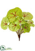 Silk Plants Direct Begonia Bush - Green Plum - Pack of 12