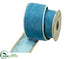 Silk Plants Direct Velvet Ribbon - Teal - Pack of 6