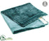 Silk Plants Direct Fur Throw - Teal - Pack of 1