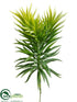 Silk Plants Direct Senecio Pick - Green - Pack of 12