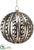 Plastic Ball Ornament - Champagne - Pack of 12