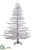 Flocked Garden Tree - Snow - Pack of 1