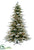 Snowy Norway Spruce Tree - Snow - Pack of 1