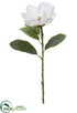 Silk Plants Direct Snowed Magnolia Spray - White Snow - Pack of 12