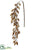 Snowed Plastic Pine Cone Hanging Spray - Brown Snow - Pack of 12