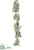 Snowed Pine Garland - Green Snow - Pack of 3