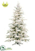 Silk Plants Direct Mountain Pine Tree - Green Snow - Pack of 1