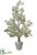 Snowed Pine Tree - Green Snow - Pack of 2