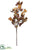 Berry, Leaf Spray - Tan - Pack of 12