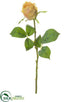 Silk Plants Direct Rose Bud Spray - Butter Scotch - Pack of 12