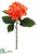 Silk Plants Direct Dahlia Spray - Coral - Pack of 12