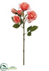 Silk Plants Direct Rose Spray - Coral - Pack of 24