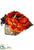 Peony, Rose, Rose Hip - Flame Coral - Pack of 12
